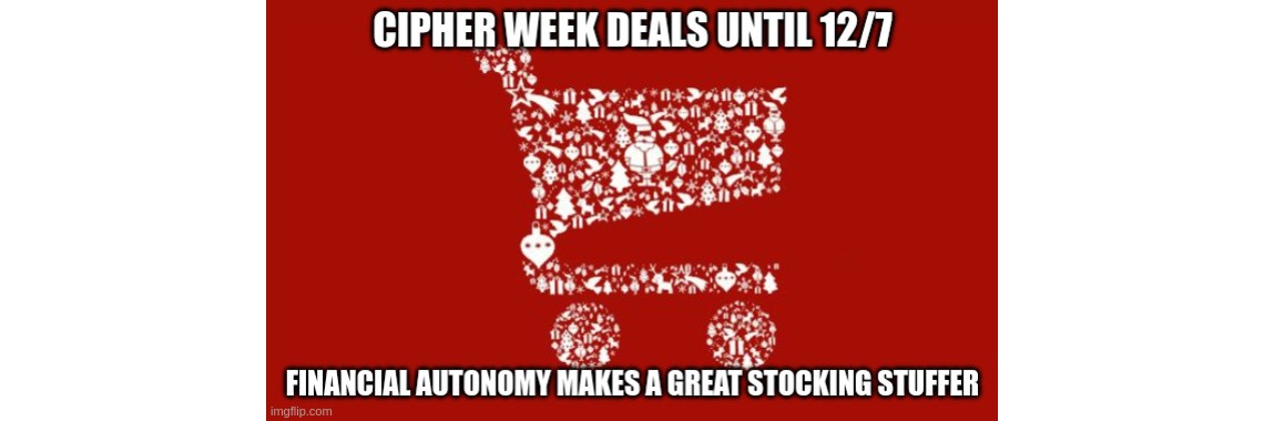 Cipher Week Deals Announcement